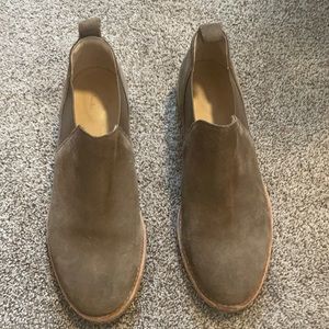 Womens Clarks suede shoes